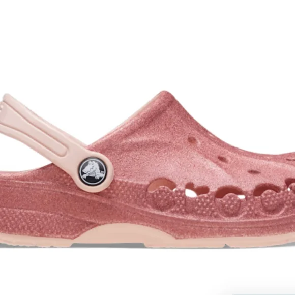 Crocs Girl's Baya Glitter Clog. C13 - Picture 2 of 15